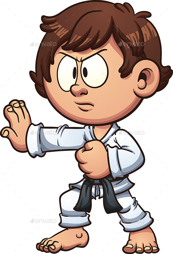 26 Gambar  Kartun  Karate  Keren Miki Kartun 